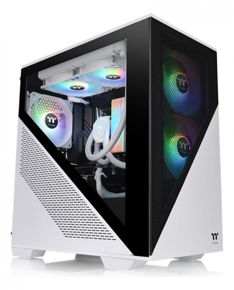 Gabinete Gamer Thermaltake Divider 170 Tg Argb Snow White Temp Glass - Imagen 6