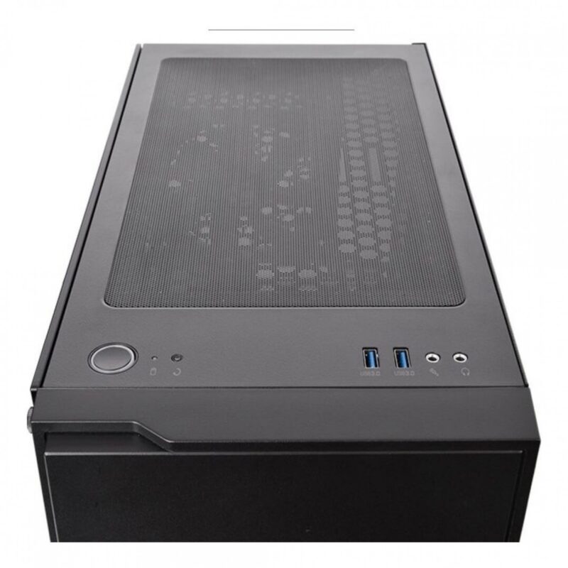 Gabinete Thermaltake H100 Tg Black Blue Led - Imagen 9