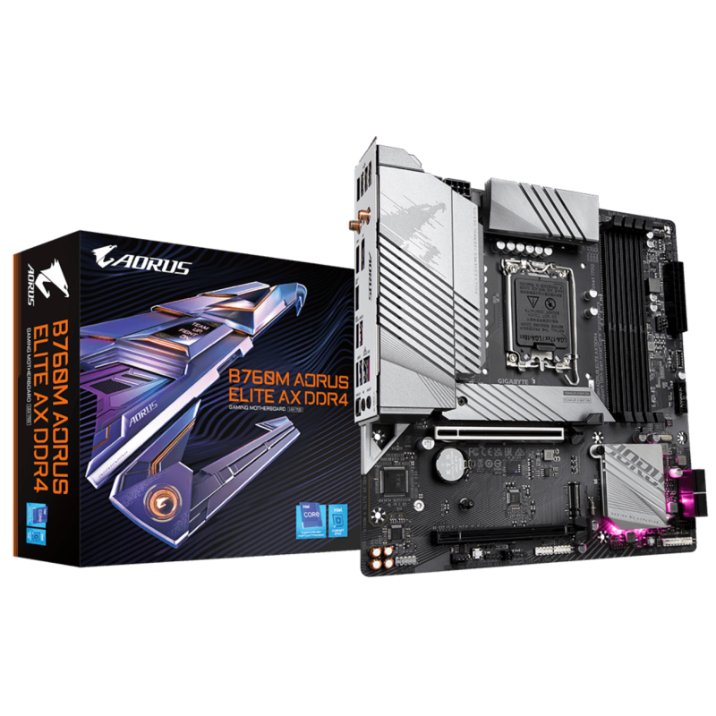 Mother Gigabyte (Lga1700) B760M A Elite Ddr4