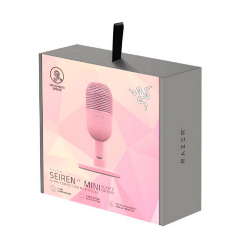 Microfono Razer Seiren V3 Mini Quartz Usb-C Condenser Supercardioid - Imagen 3