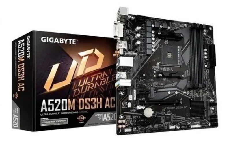 Mother Gigabyte (Am4) A520M Ds3H Ac - Imagen 3