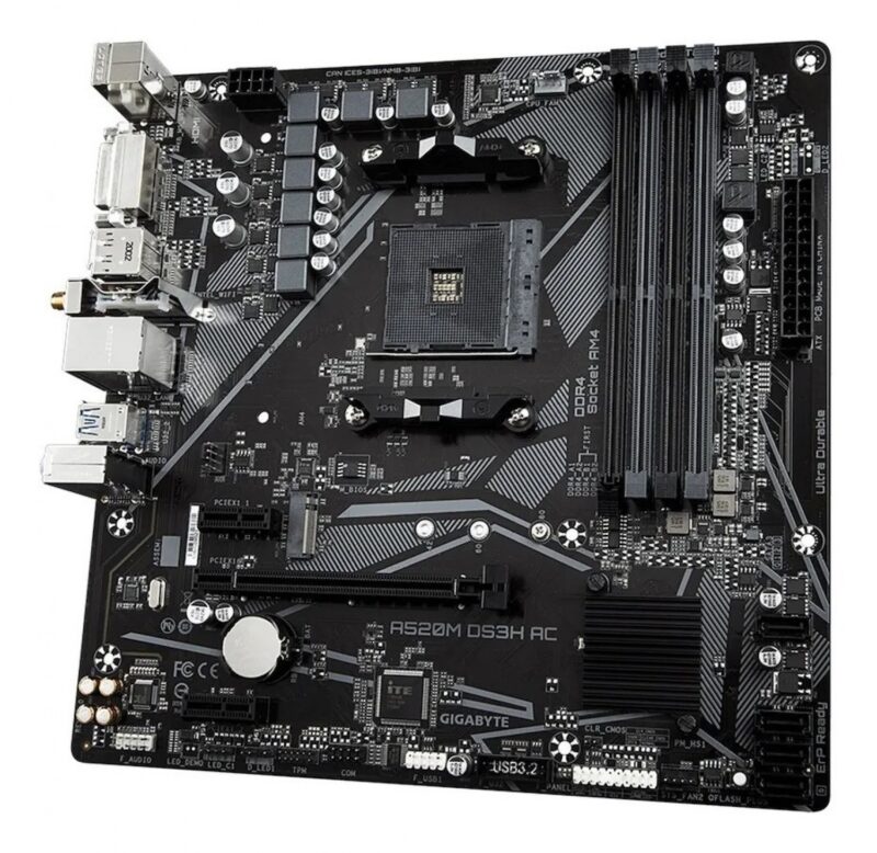 Mother Gigabyte (Am4) A520M Ds3H Ac - Imagen 5