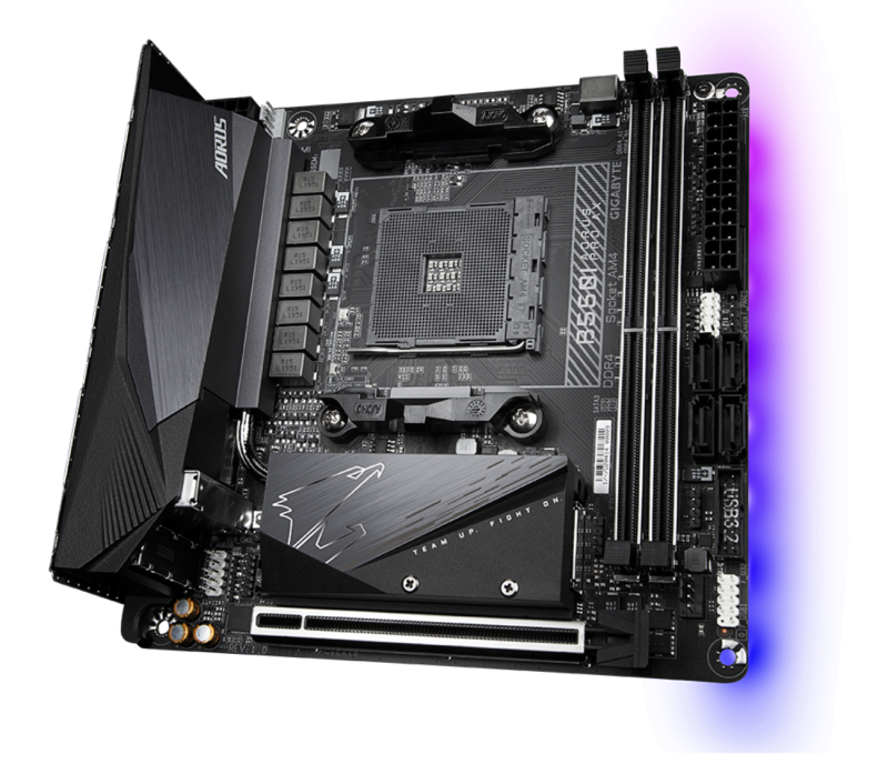 Mother Gigabyte (Am4) B550I Aorus Pro Ax - Imagen 2