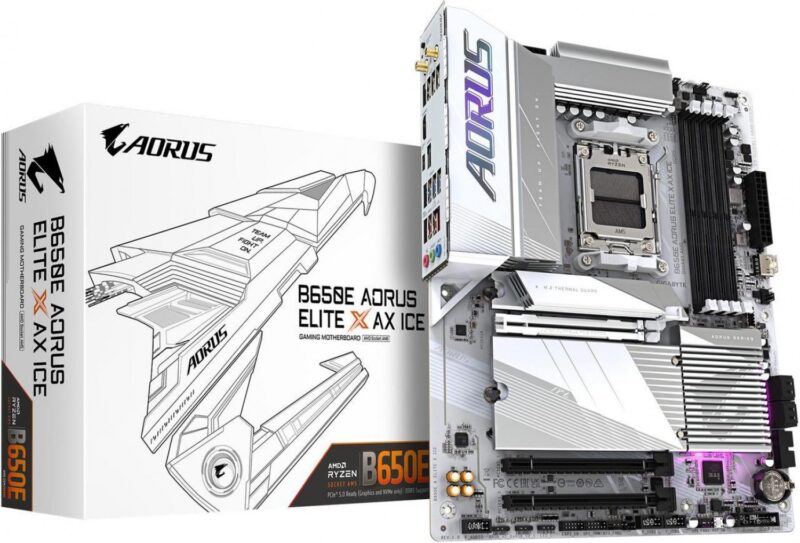 Mother Gigabyte (Am5) B650E A Elite X Ice - Imagen 2