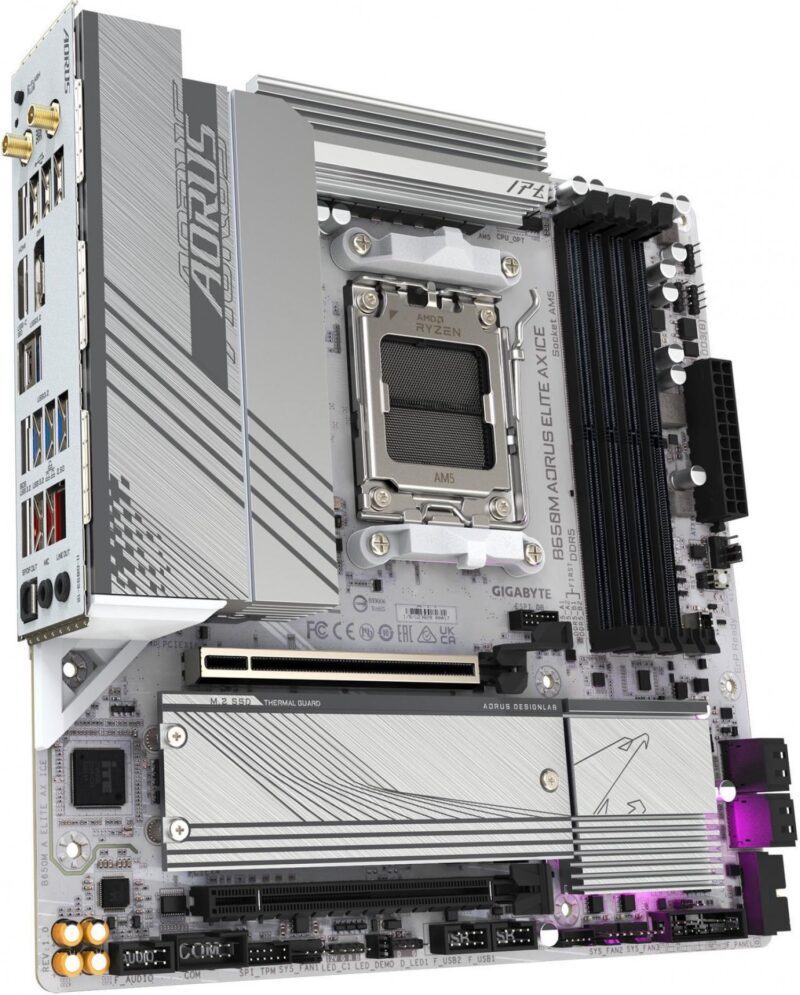 Mother Gigabyte (Am5) B650M A Elite Ax Ice - Imagen 4