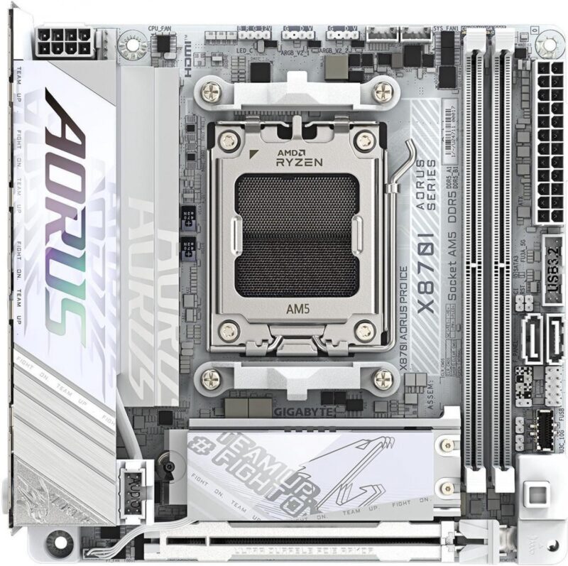 Mother Gigabyte (Am5) X870I Aorus Pro Ice - Imagen 5