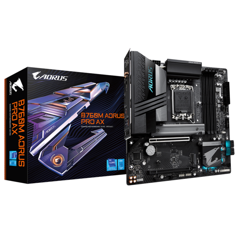 Mother Gigabyte (Lga1700) B760M Aorus Pro Ax - Imagen 2