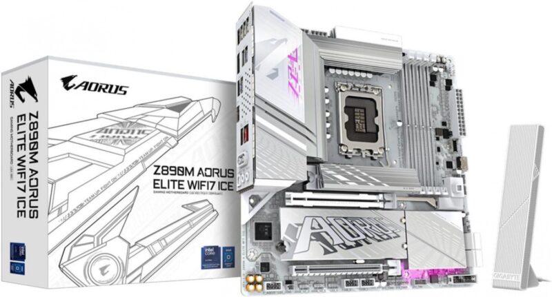 Mother Gigabyte (Lga1851) Z890M A Elite Wf7 Ice - Imagen 2