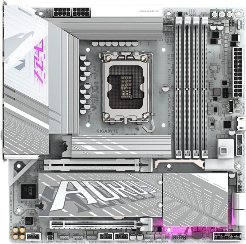 Mother Gigabyte (Lga1851) Z890M A Elite Wf7 Ice - Imagen 3