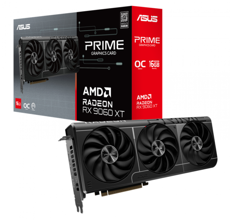 Placa De Video Asus Prime Rx 9060Xt 16Gb