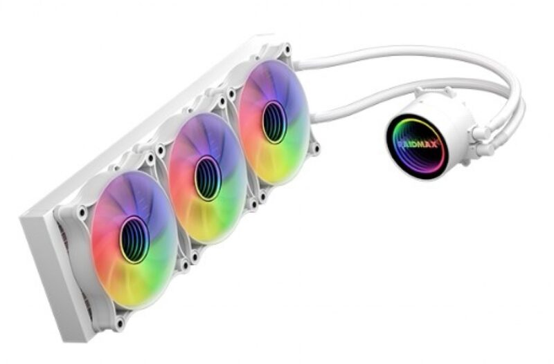 Water Cooler Cpu Raidmax Infinita Ls360 Argb White - Imagen 2