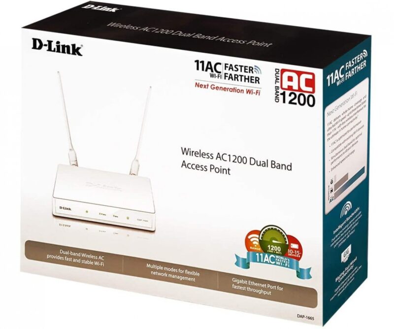 D-Link Access Point Wireless Ac1200 Dual Band Dap-1665 - Imagen 4