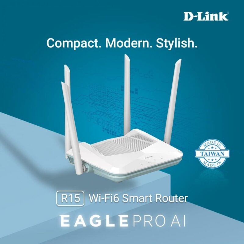 D-Link Router R15 Smart Wifi 6 Ax1500 4 Antenas Dual Band - Blanco - Imagen 4