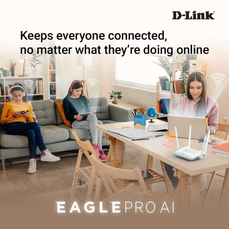 D-Link Router R15 Smart Wifi 6 Ax1500 4 Antenas Dual Band - Blanco - Imagen 6