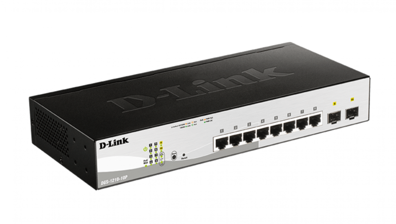 D-Link Switch Dgs-1210-10P 8-Port Gigabit 2-Ports Sfp Poe - Imagen 3