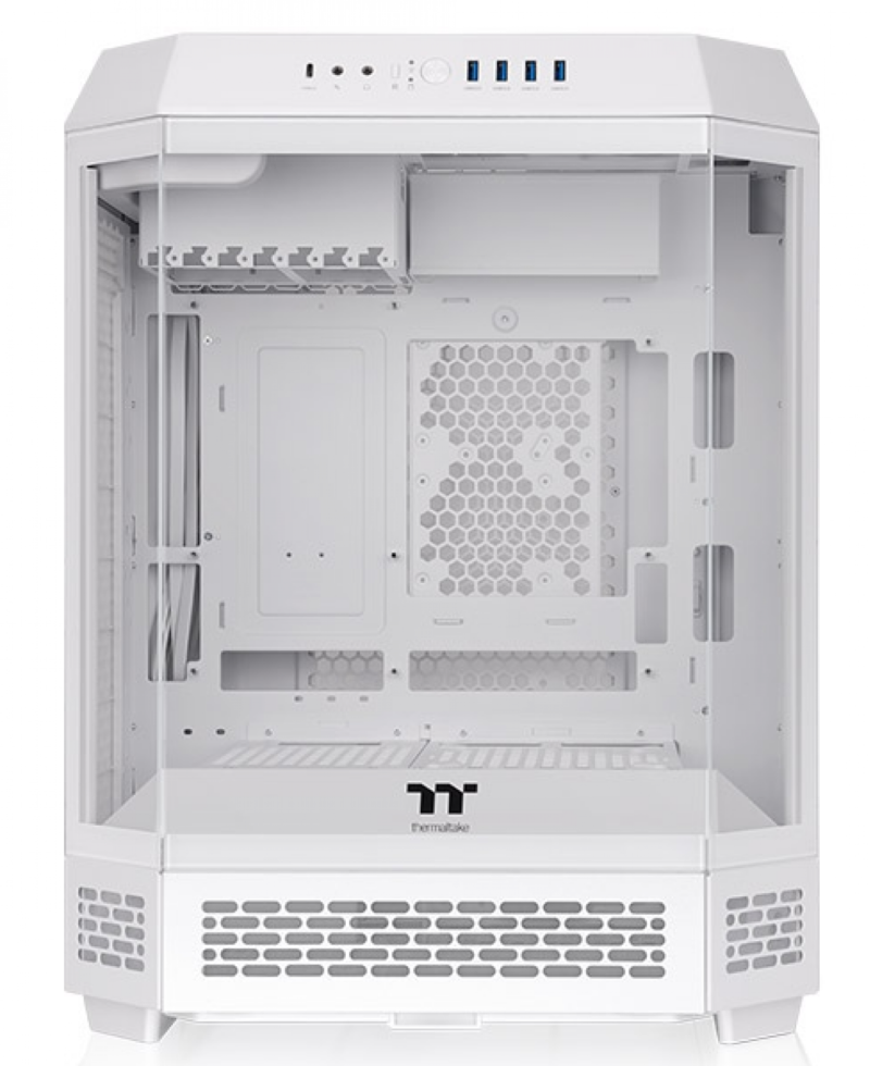 Gabinete Thermaltake The Tower 600 Snow White Tempered Glass - Imagen 3