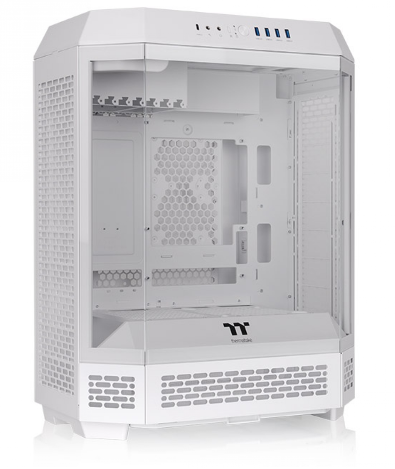 Gabinete Thermaltake The Tower 600 Snow White Tempered Glass - Imagen 4