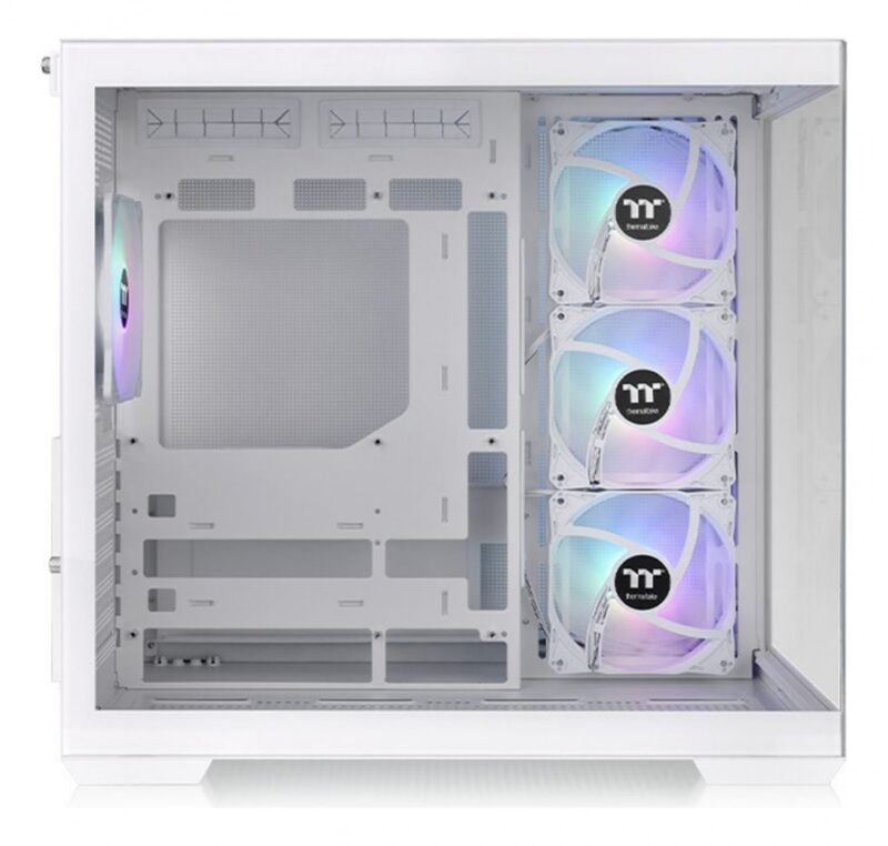 Gabinete Thermaltake View 380 Tg Argb Snow White Tempered Glass - Imagen 3