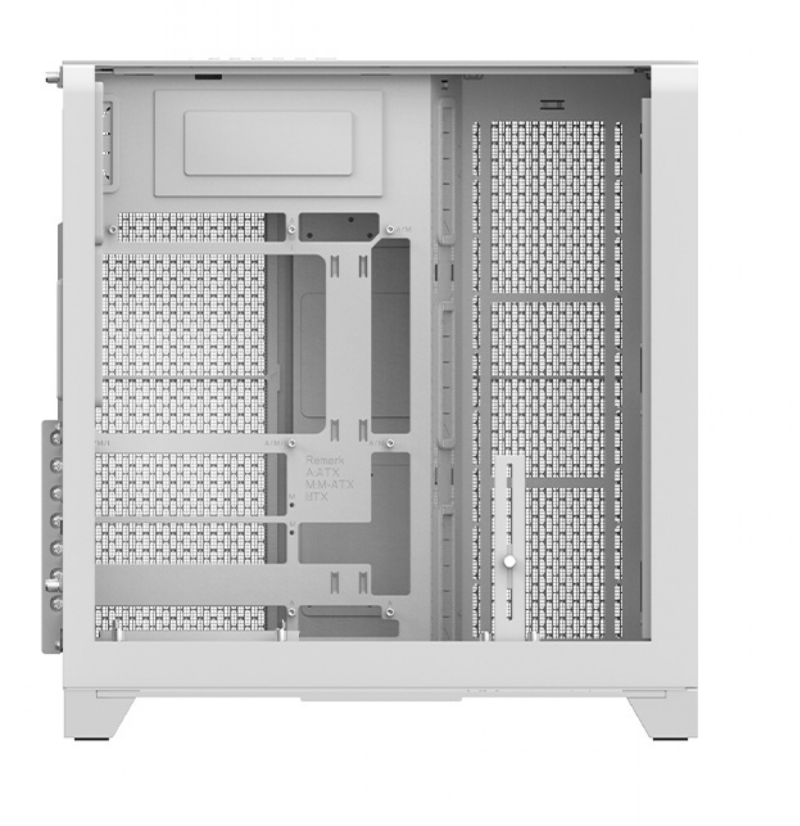 Gabinete Thermaltake View 390 Air Snow White Tempered Glass - Imagen 4