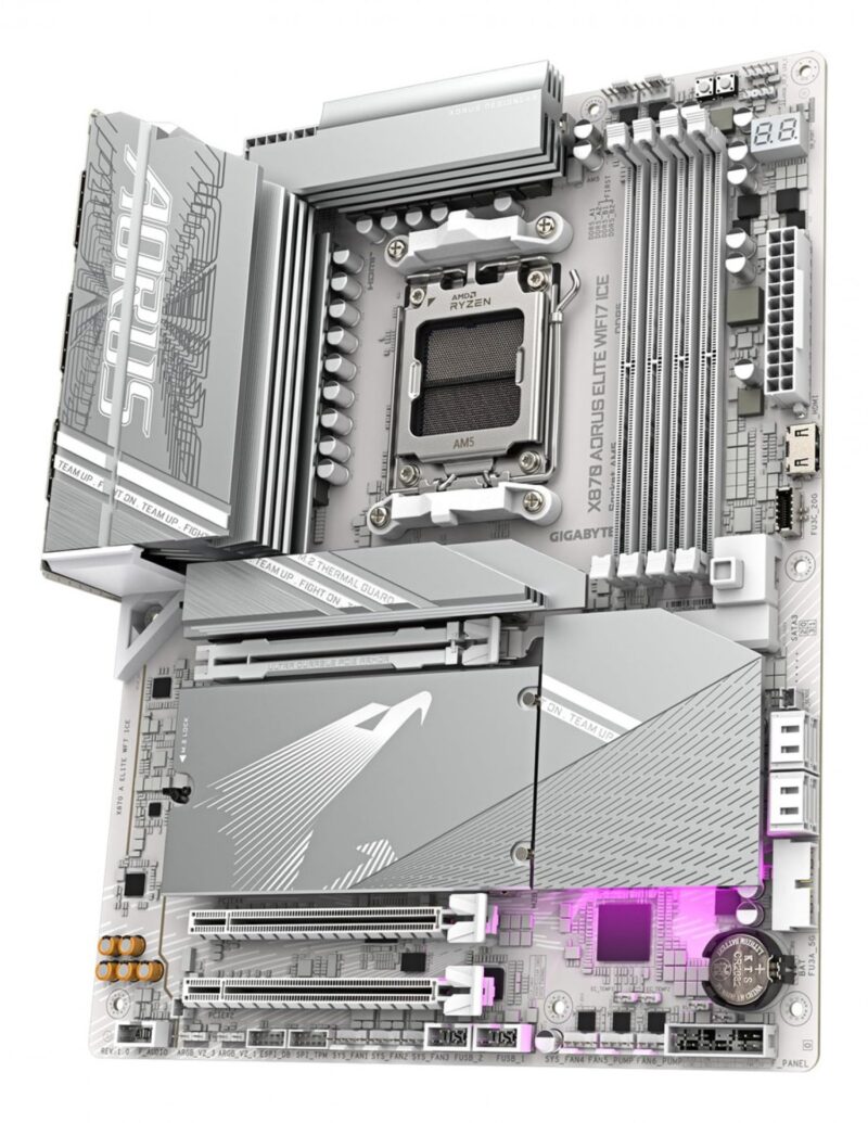 Mother Gigabyte (Am5) X870 A Elite Wf7 Ice - Imagen 5