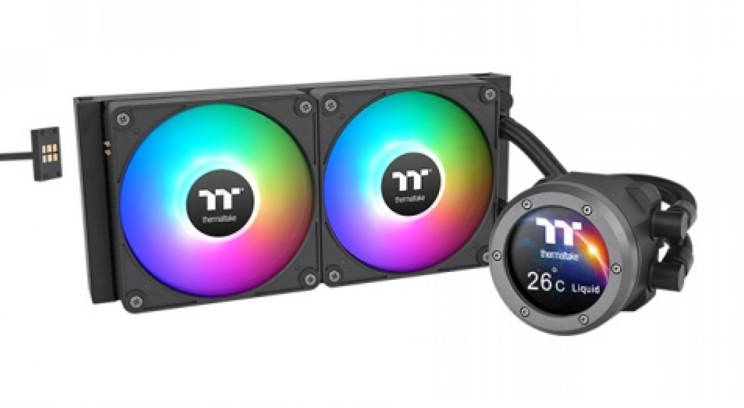 Water Cooler Thermaltake Th240 V2 Ultra Ex Argb Sync Water Block Black - Imagen 4