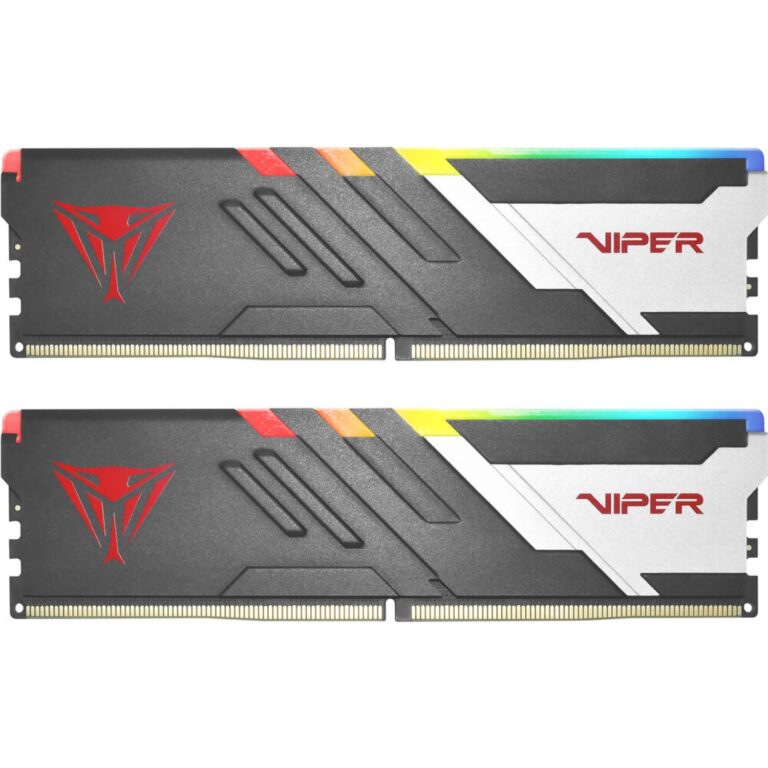 Memoria Patriot Viper Venom Ddr5 32Gb 6000 Mhz Rgb Cl36 Blk/Sir Hs Dual Kit Pe000865