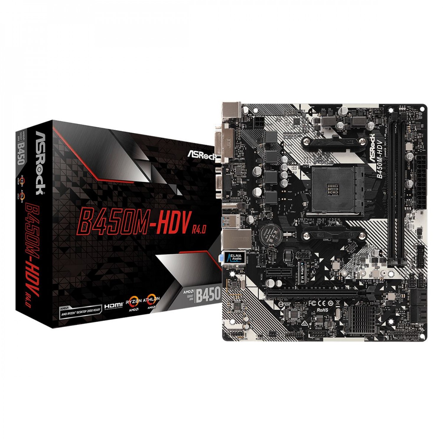 Mother Asrock (Am4) B450M-Hdv R4.0 - Imagen 2