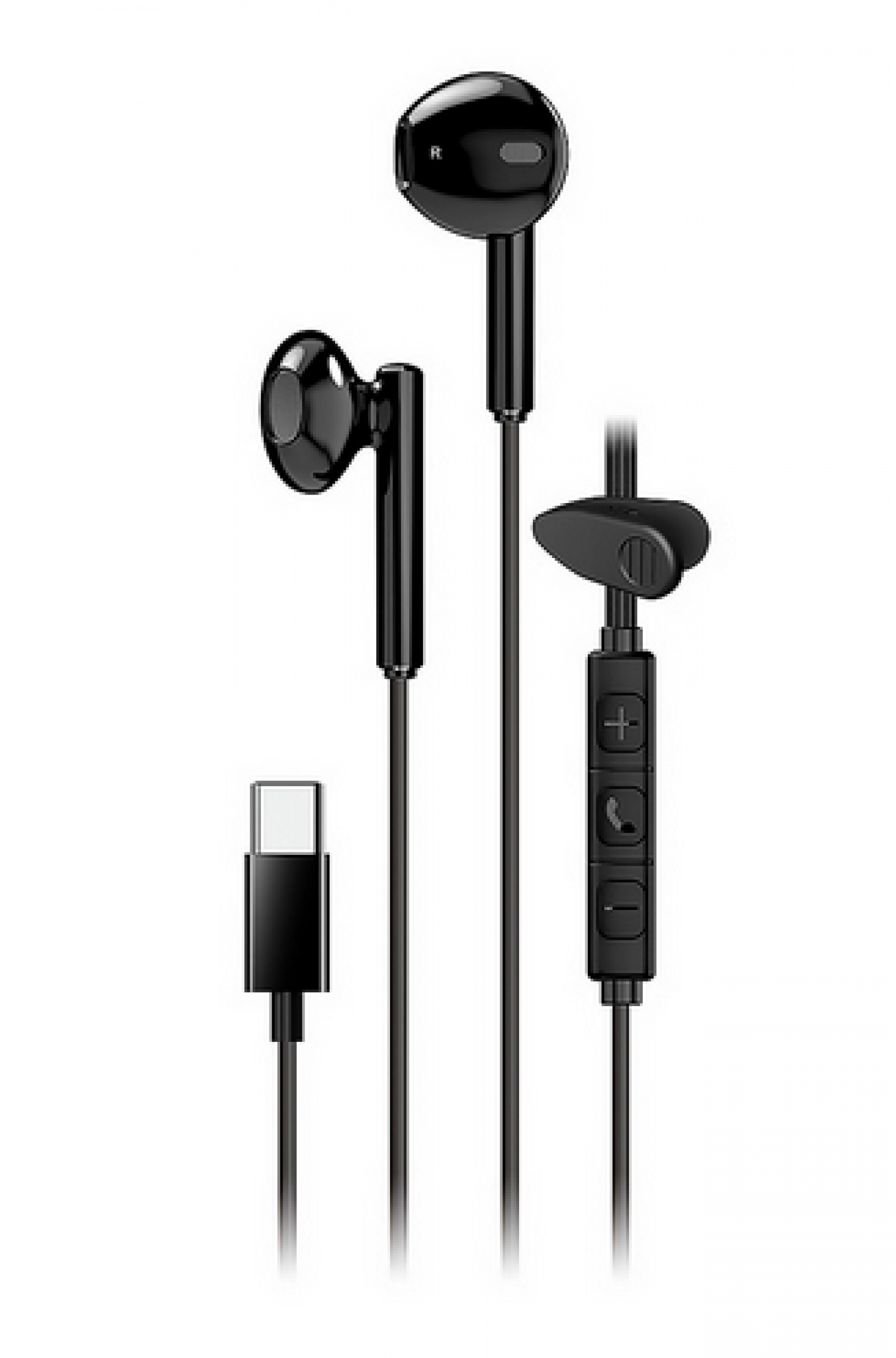Auricular + Mic Headset Genius Hs-M366 Black Usb C - Imagen 3