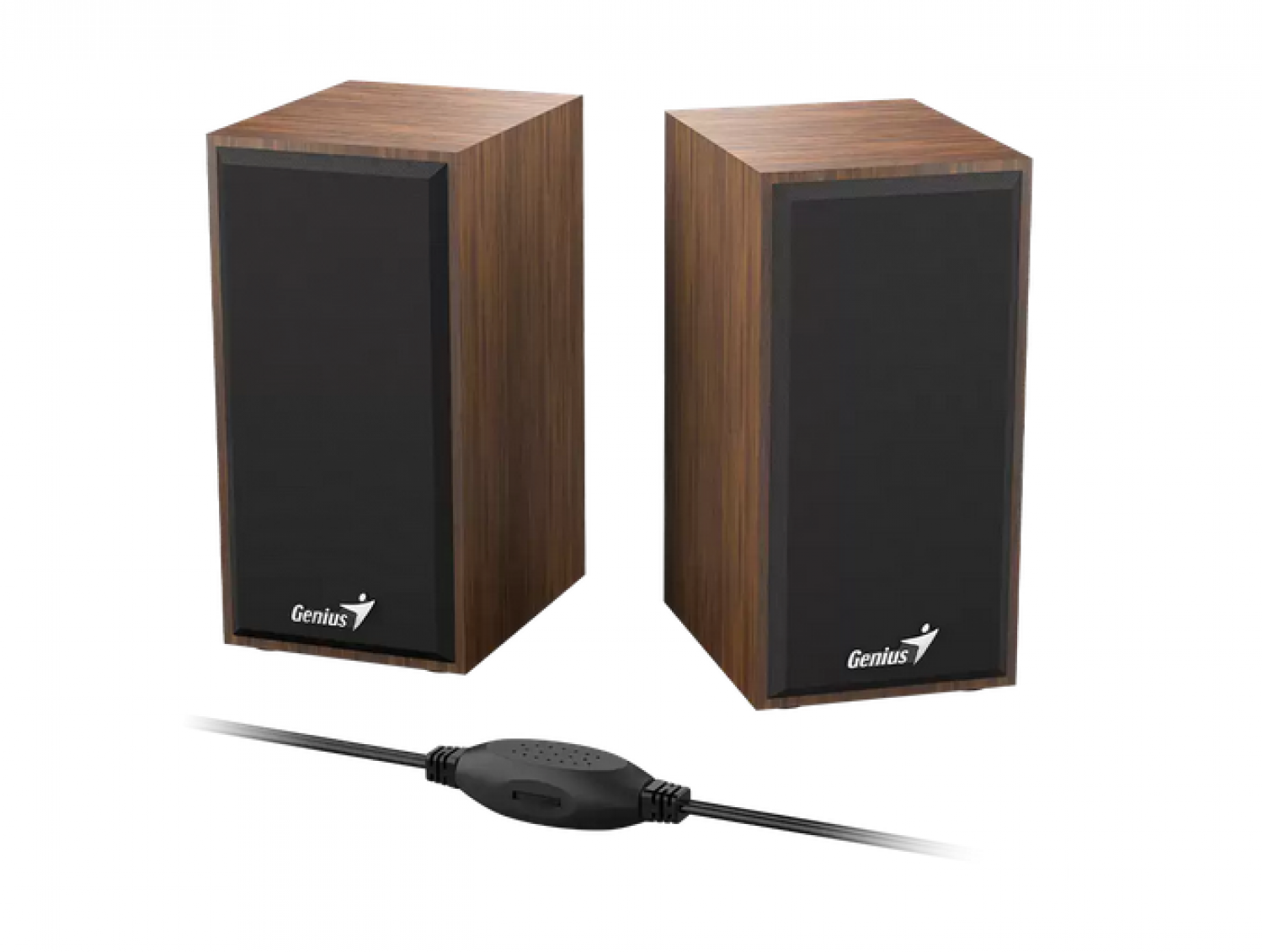 Parlante Genius Sp-Hf180 Pine Wood Usb - Imagen 2