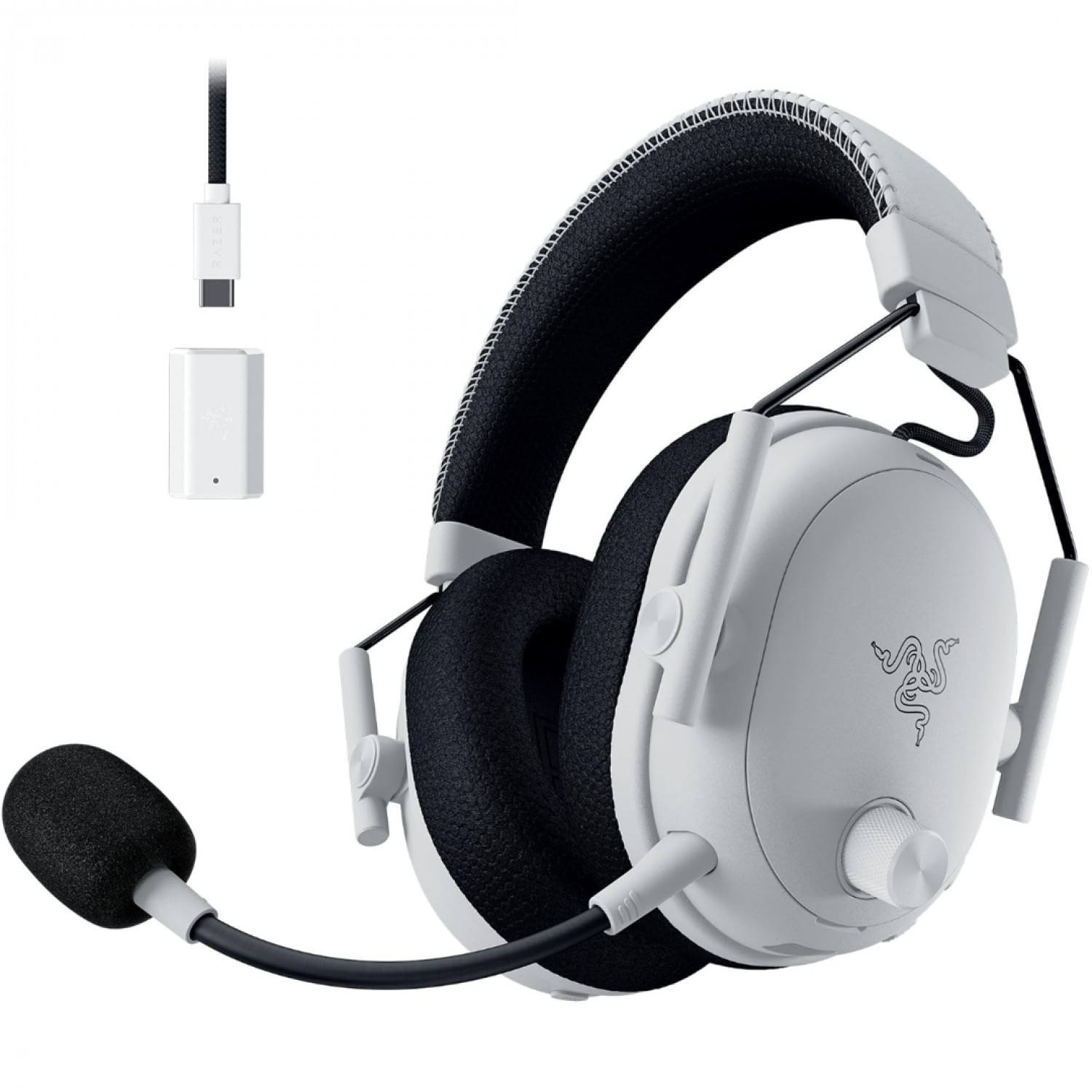Auricular Razer Blackshark V3 Pro White 2.4G+Bt Anc Thx - Imagen 2