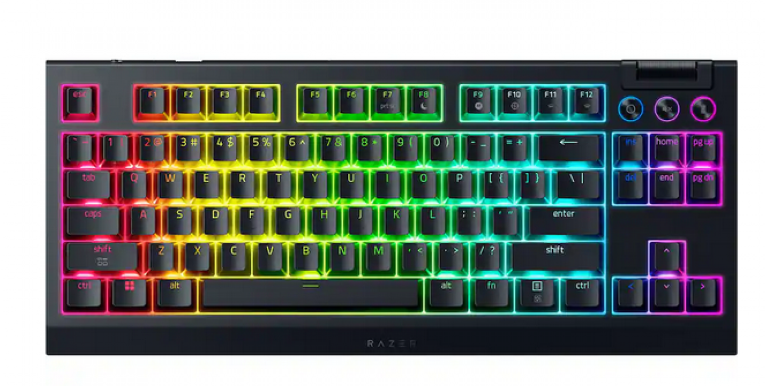 Teclado Gamer Razer Blackwidow V4 Tkl Hhyperspeed Wirelless + Bt Us-Eng - Imagen 2