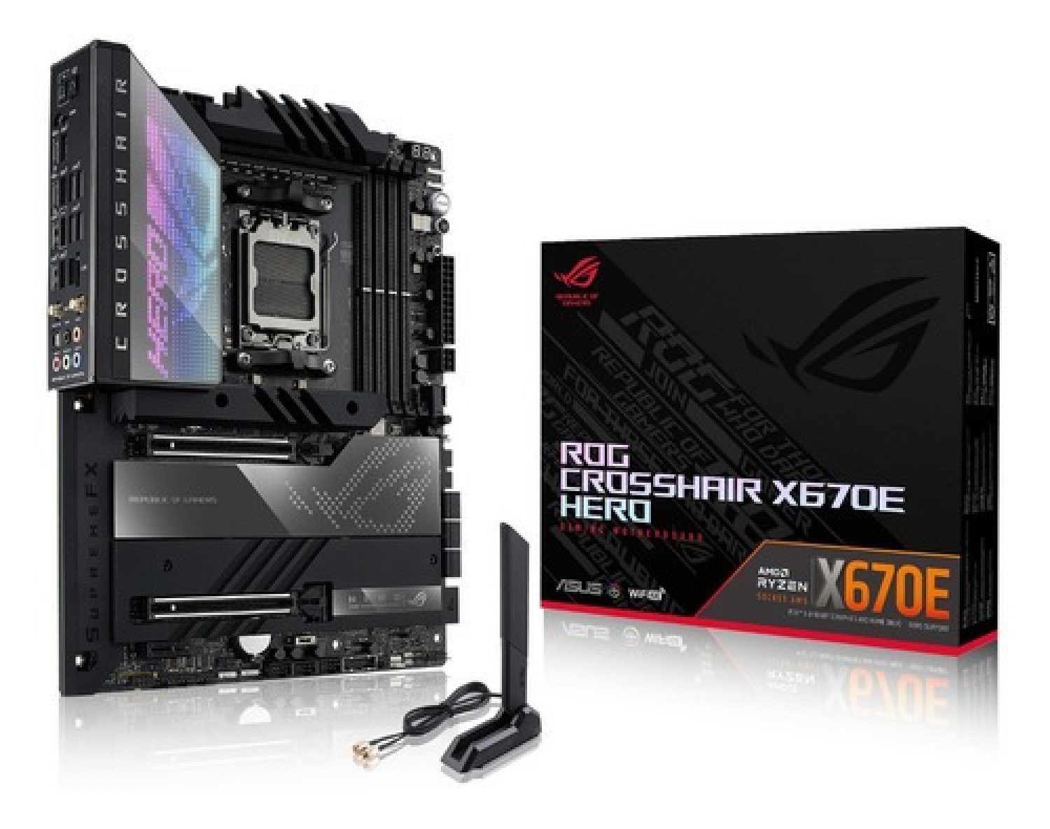 Mother Asus (Am5) Rog Crosshair X670E Hero - Imagen 2