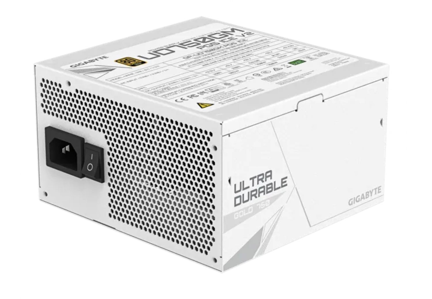 Fuente Gamer Gigabyte 750W Pg5 Ice 80 Plus Modular Gold - Imagen 4