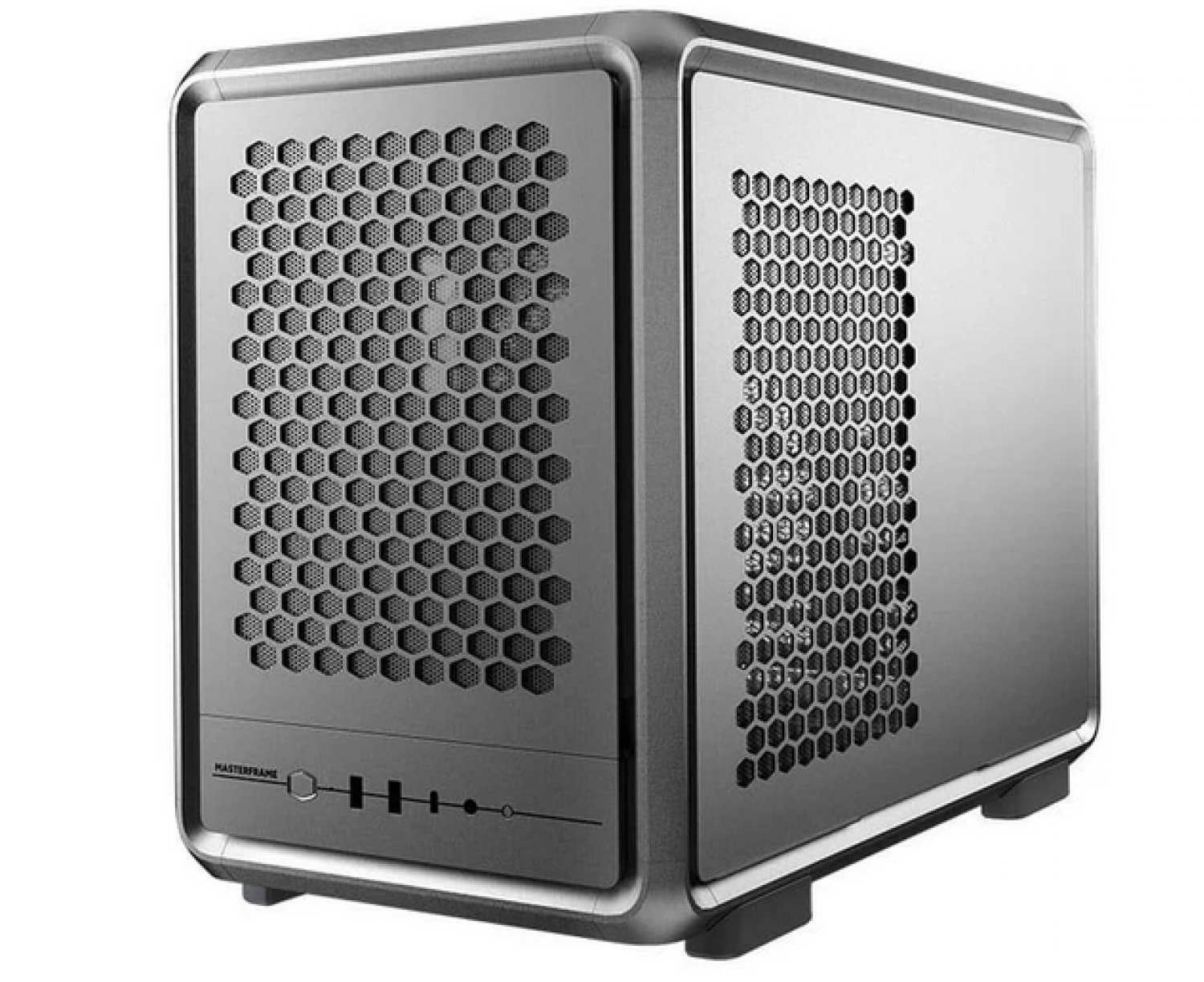 Gabinete Cooler Master 400 Master Frame Mesh Silver - Imagen 4