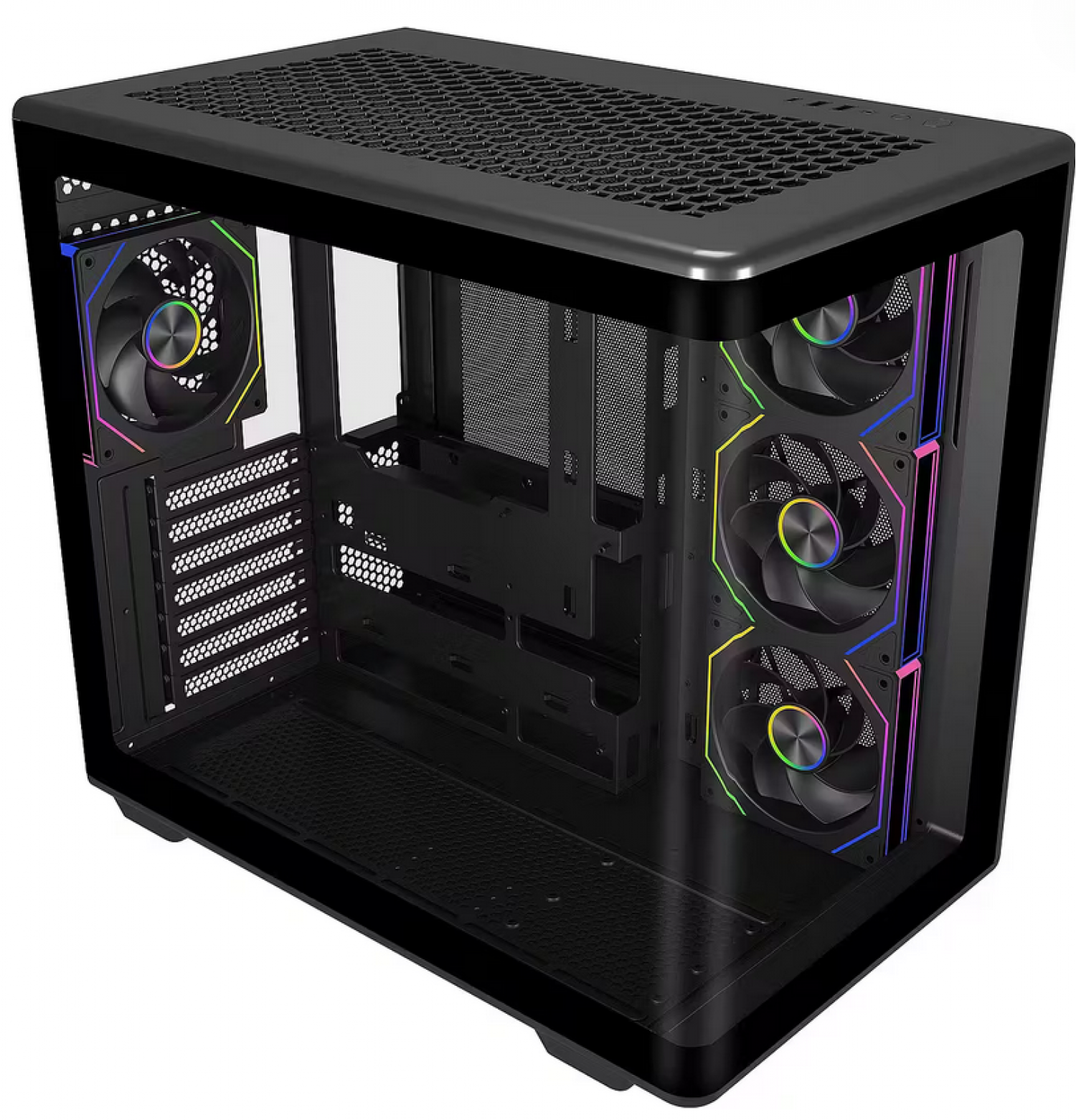 Gabinete Cooler Master 600 Elite Black Argb X 4 Coolers - Imagen 2