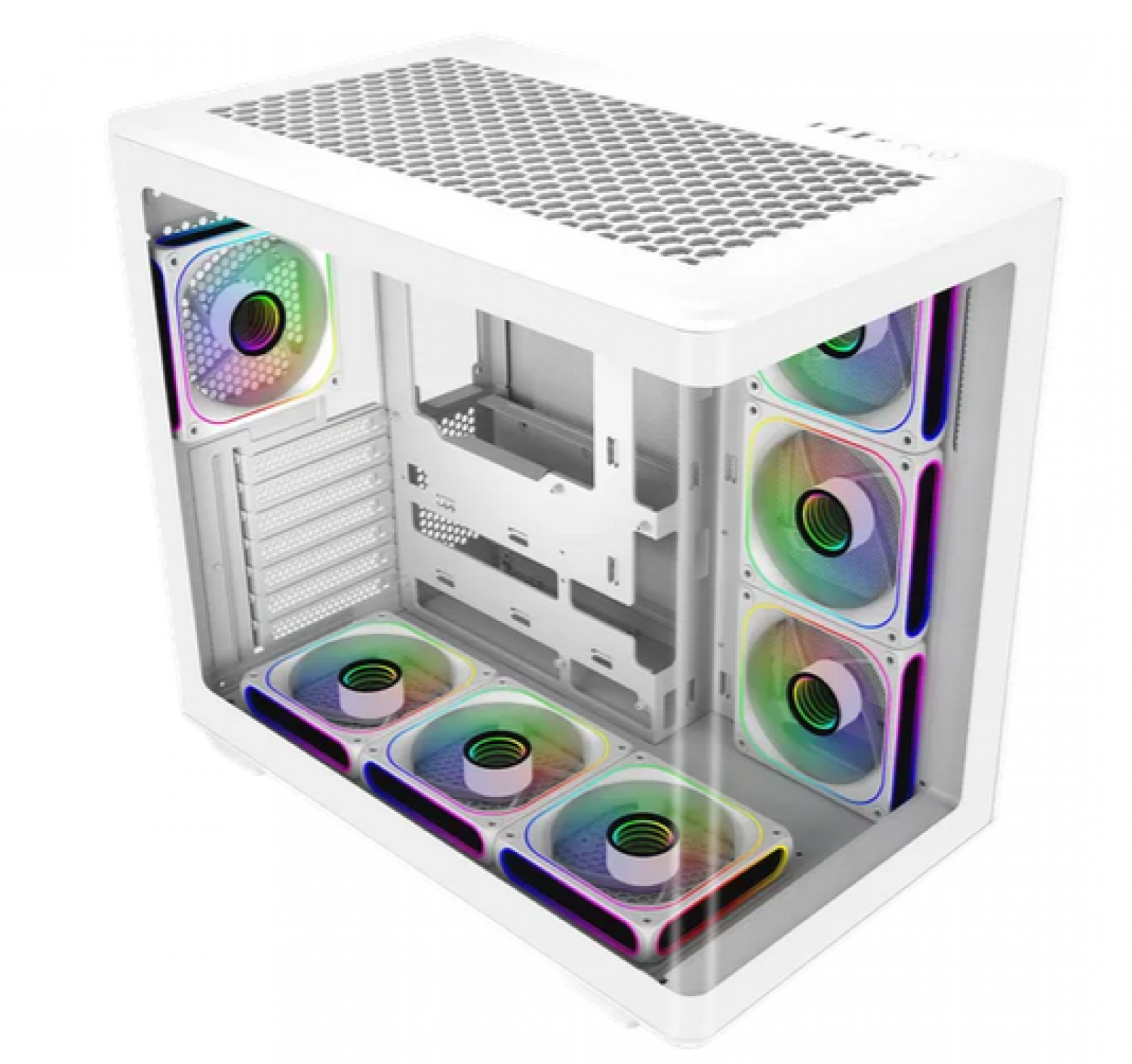 Gabinete Cooler Master Elite 600 White 7 Argb - Imagen 3