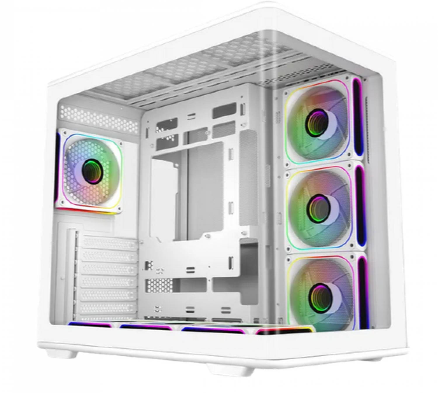 Gabinete Cooler Master Elite 600 White 7 Argb - Imagen 2