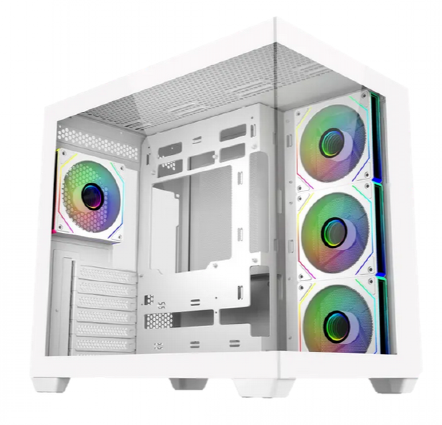Gabinete Cooler Master Elite 681 White - Imagen 2