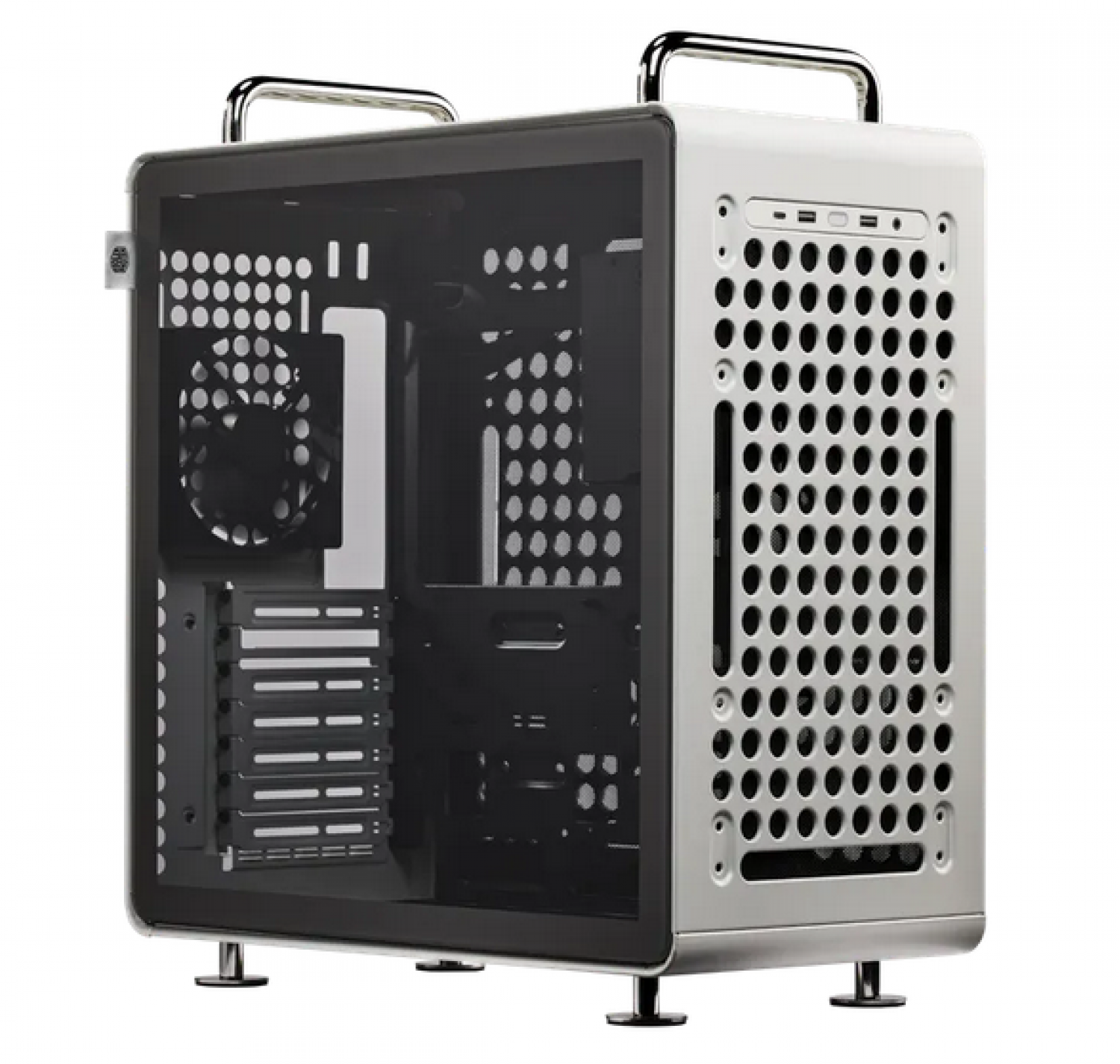 Gabinete Cooler Master Qube 540 Stardust Iron - Imagen 2