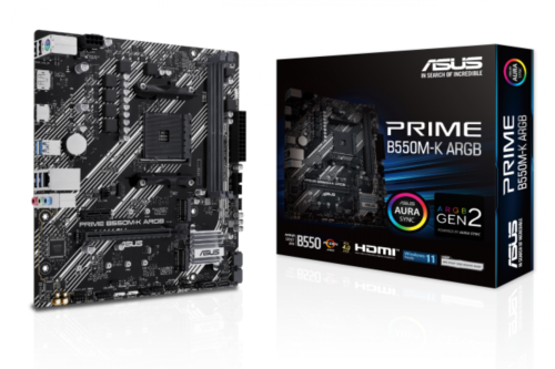 Mother Asus (Am4) Prime B550M-K Argb