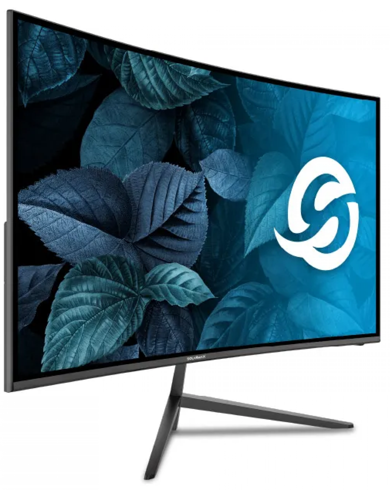 Monitor Solarmax 23.8 100 Hz Frameless Curvo Slim Fhd Hdmi Vga - Imagen 3