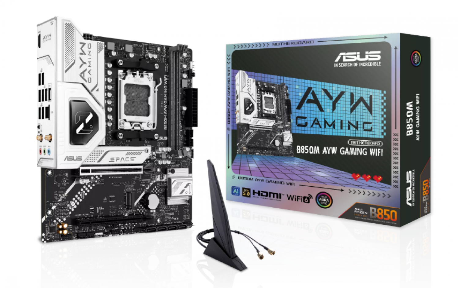 Mother Asus (Am5) B850M Ayw Gaming Wifi - Imagen 4