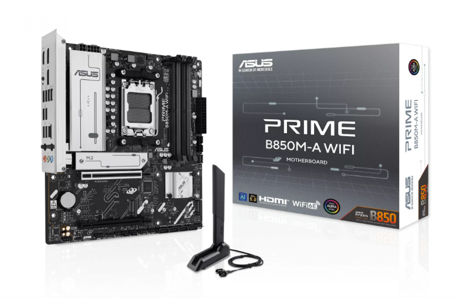 Mother Asus (Am5) Prime B850M-A Wifi - Imagen 2