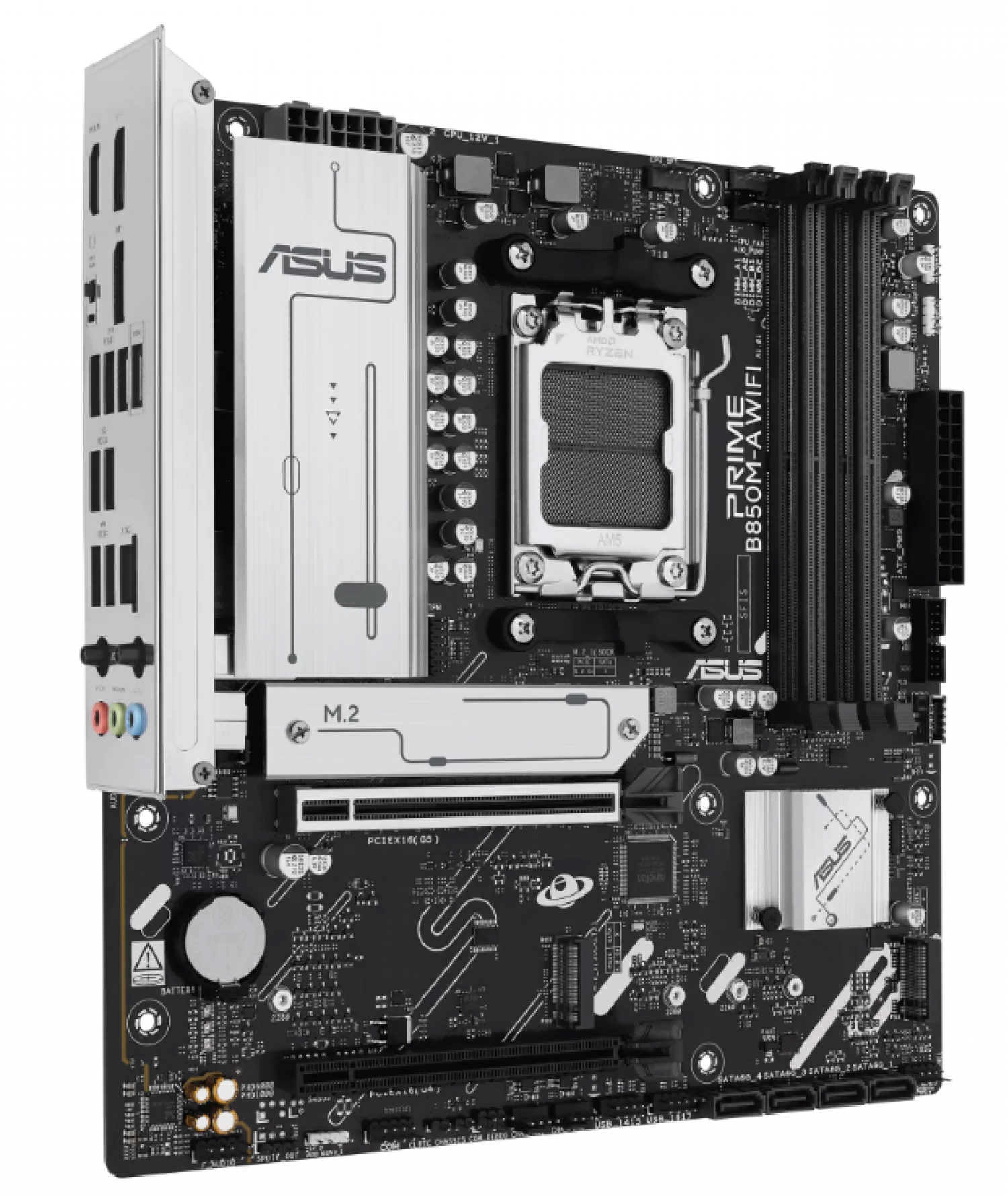 Mother Asus (Am5) Prime B850M-A Wifi - Imagen 4
