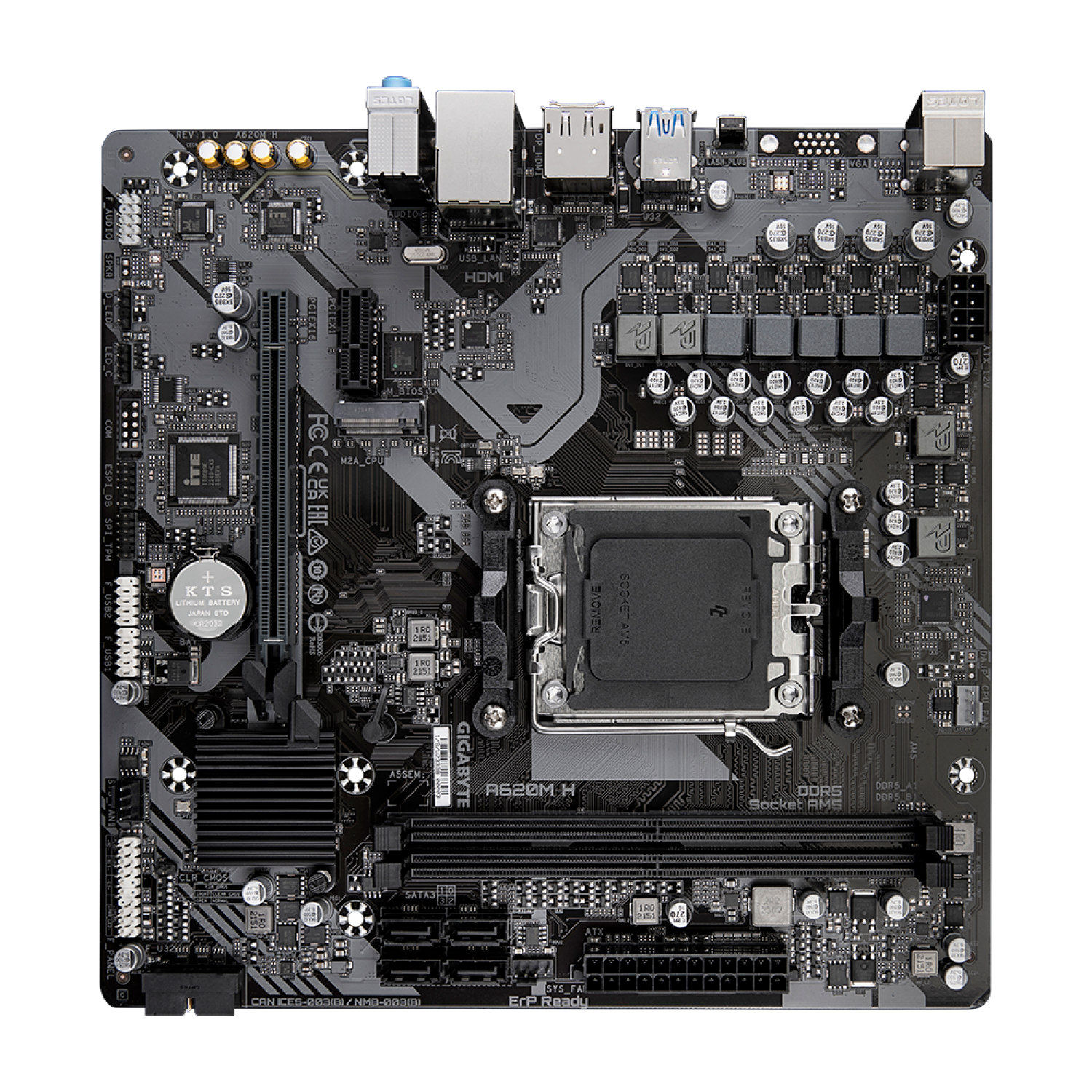 Mother Gigabyte (Am5) A620M H - Imagen 4