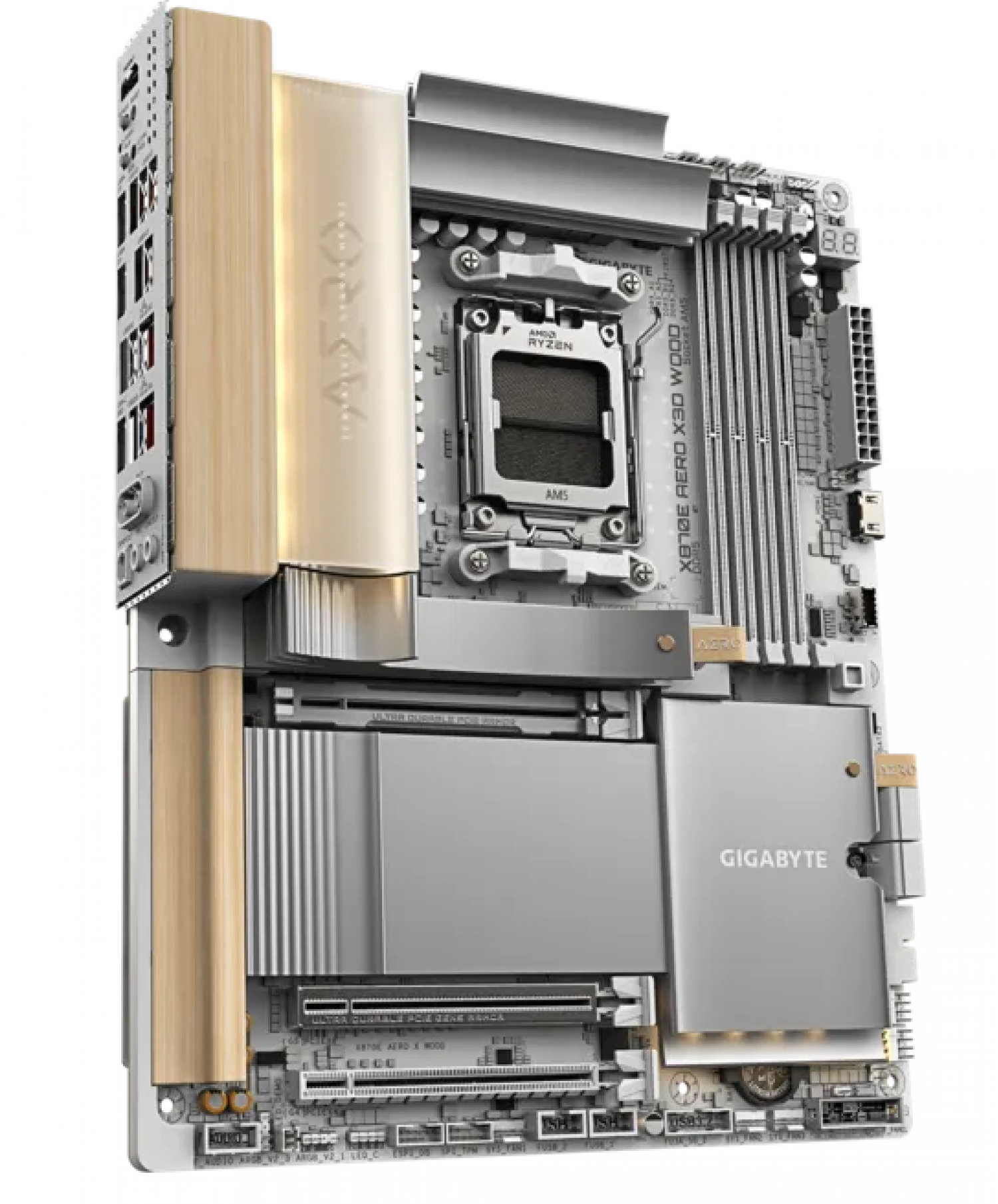 Mother Gigabyte (Am5) X870E Aero X Wood - Imagen 3