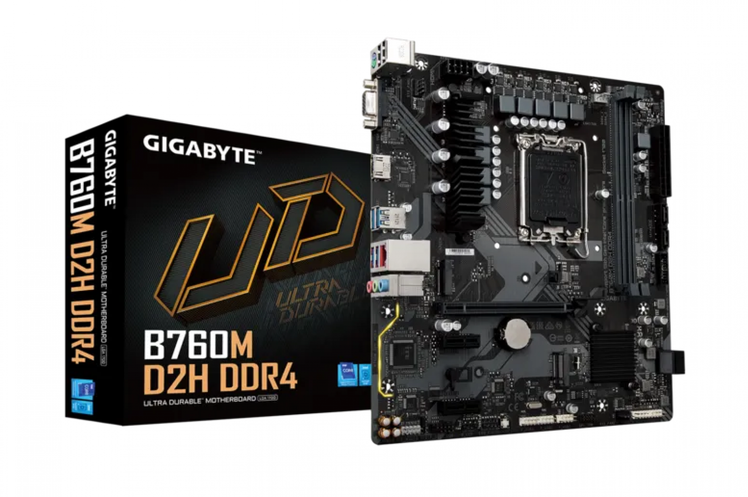 Mother Gigabyte (Lga1700) B760M D2H Ddr4 - Imagen 2
