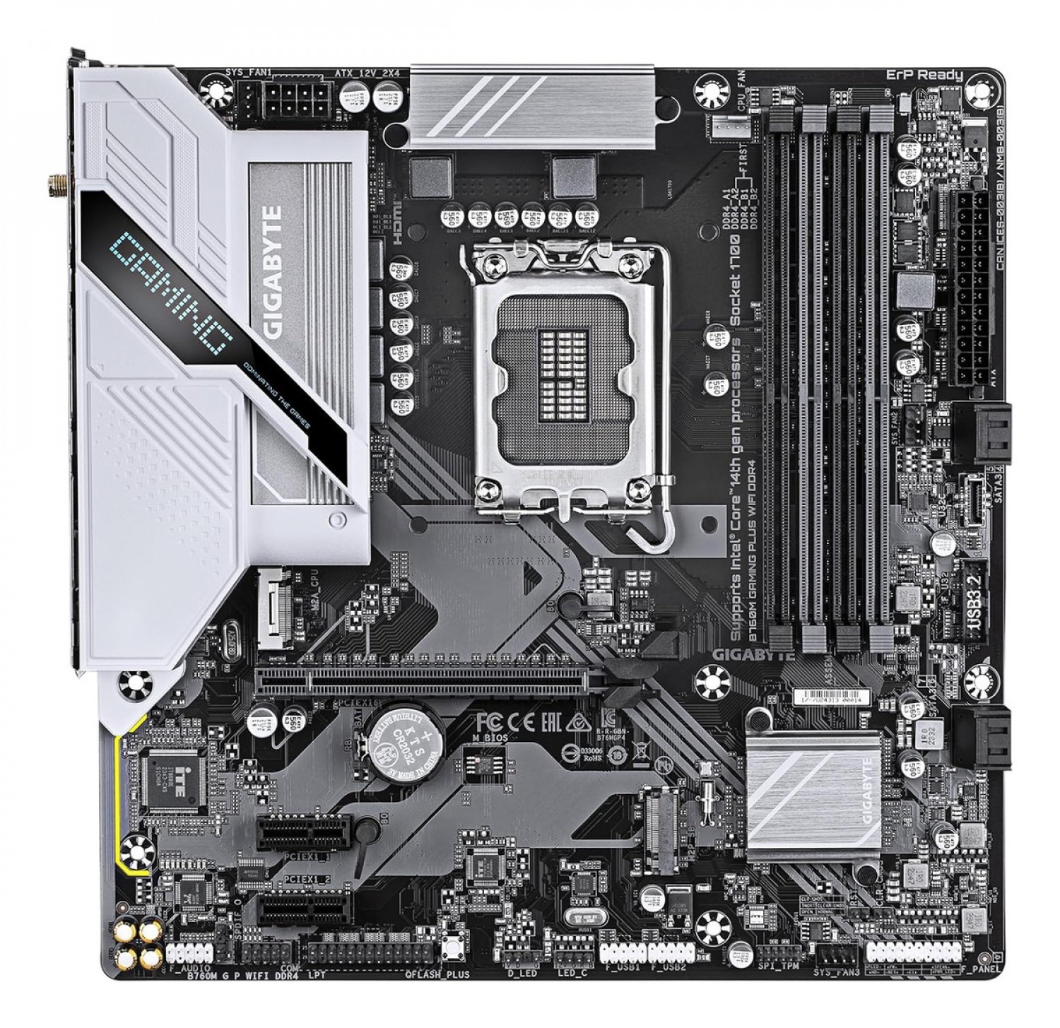 Mother Gigabyte (Lga1700) B760M G P Wifi Ddr4 - Imagen 3