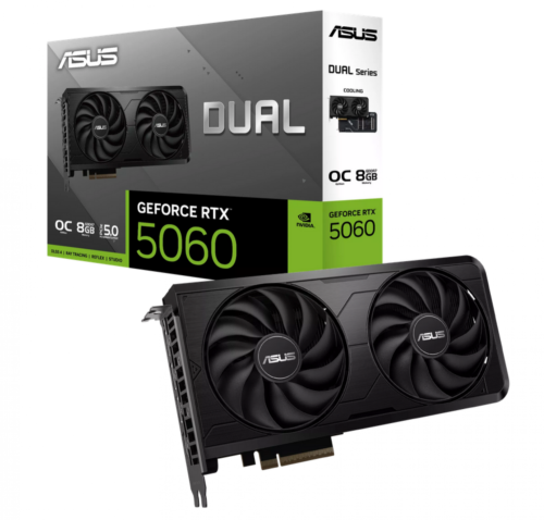 Placa De Video Asus Dual Rtx 5060 O8Gb Evo
