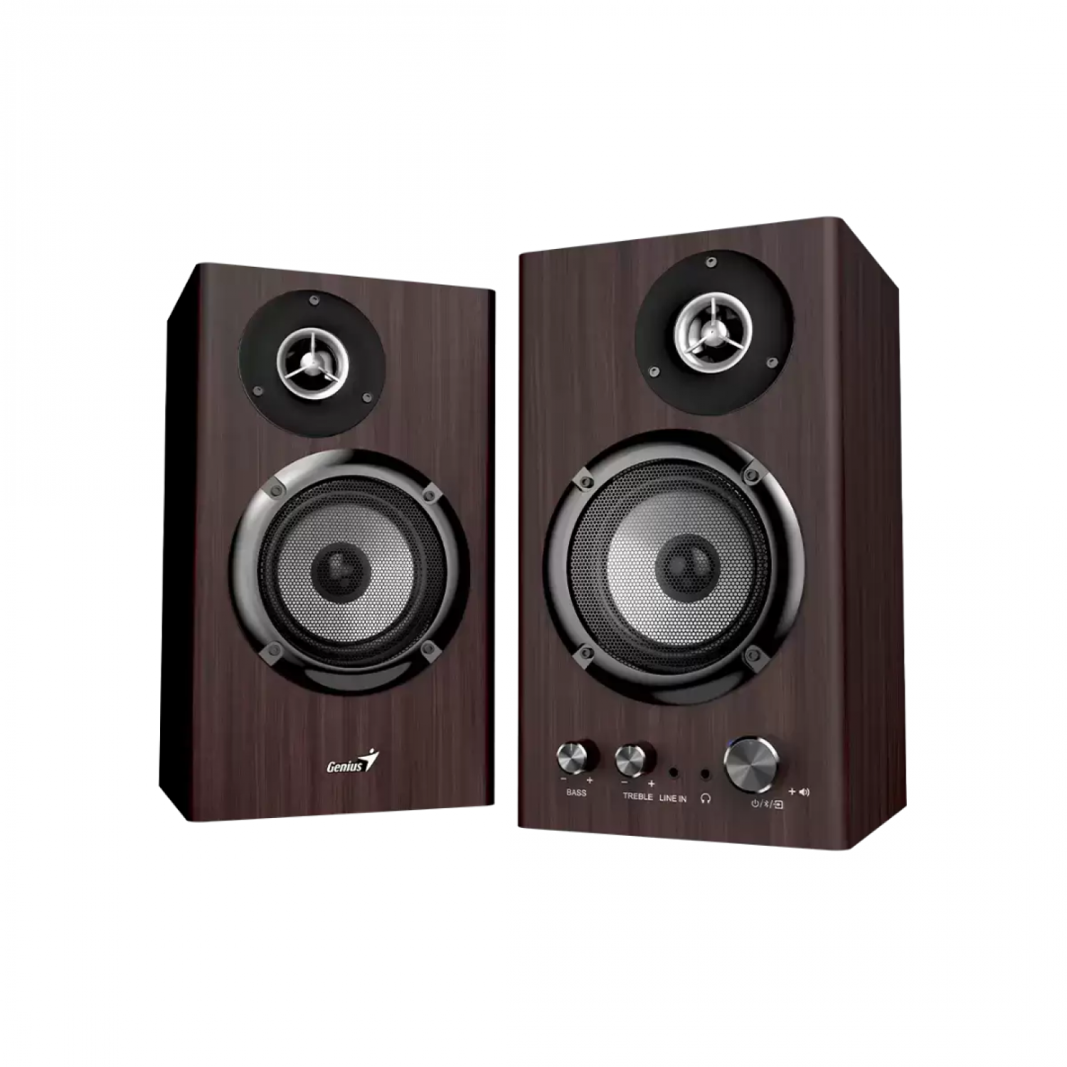Parlante Bluetooth Genius Sp-Hf1812Bt 50W Dark Brown - Imagen 3
